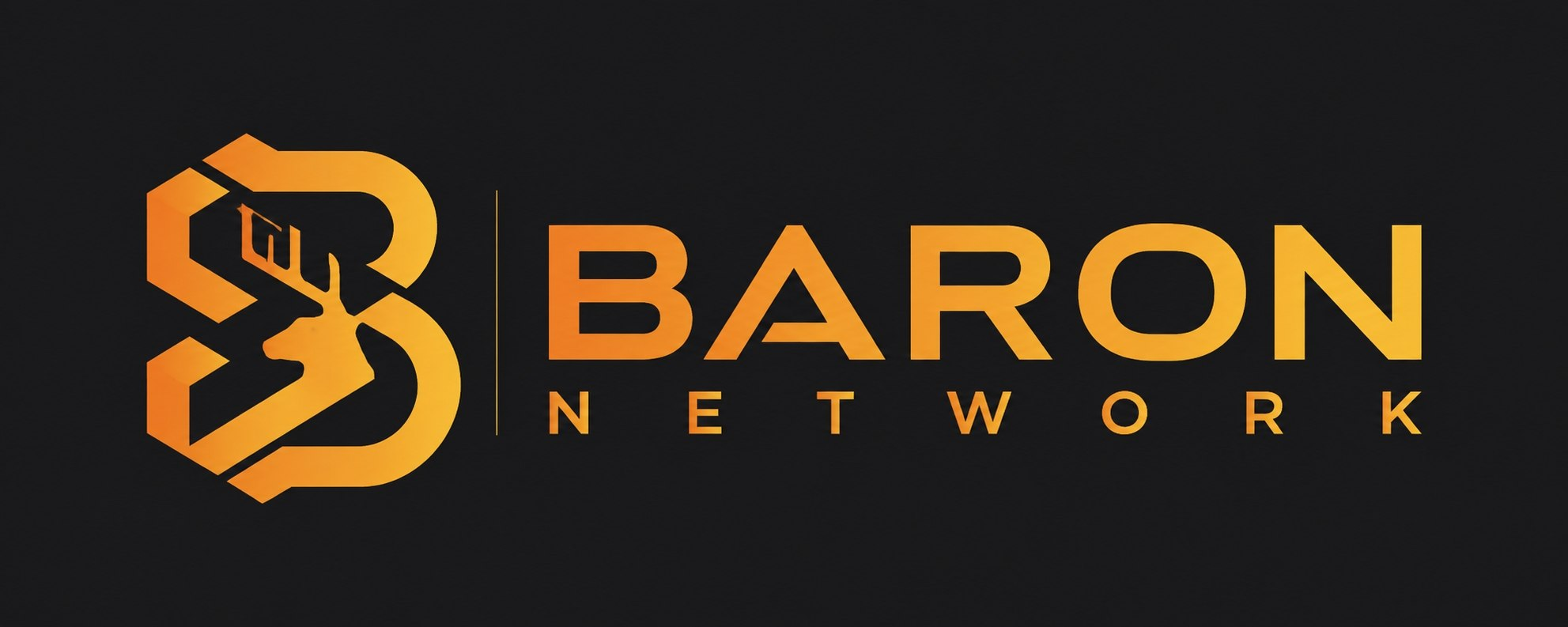 Baron Network gold logo